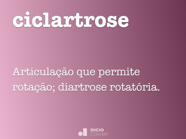 ciclartrose