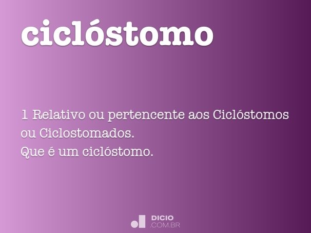 ciclóstomo