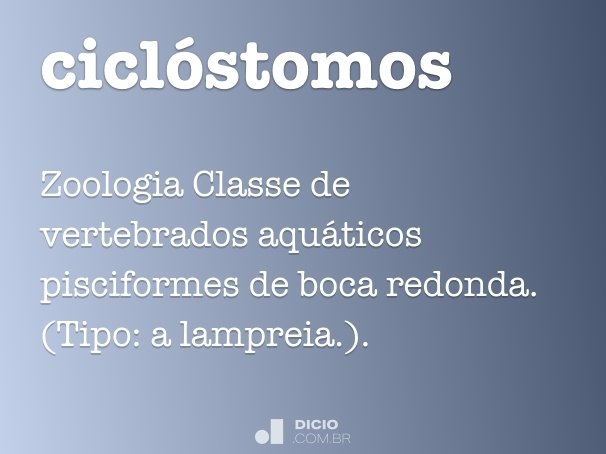 ciclóstomos