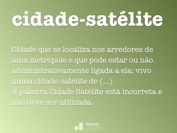 cidade-satélite