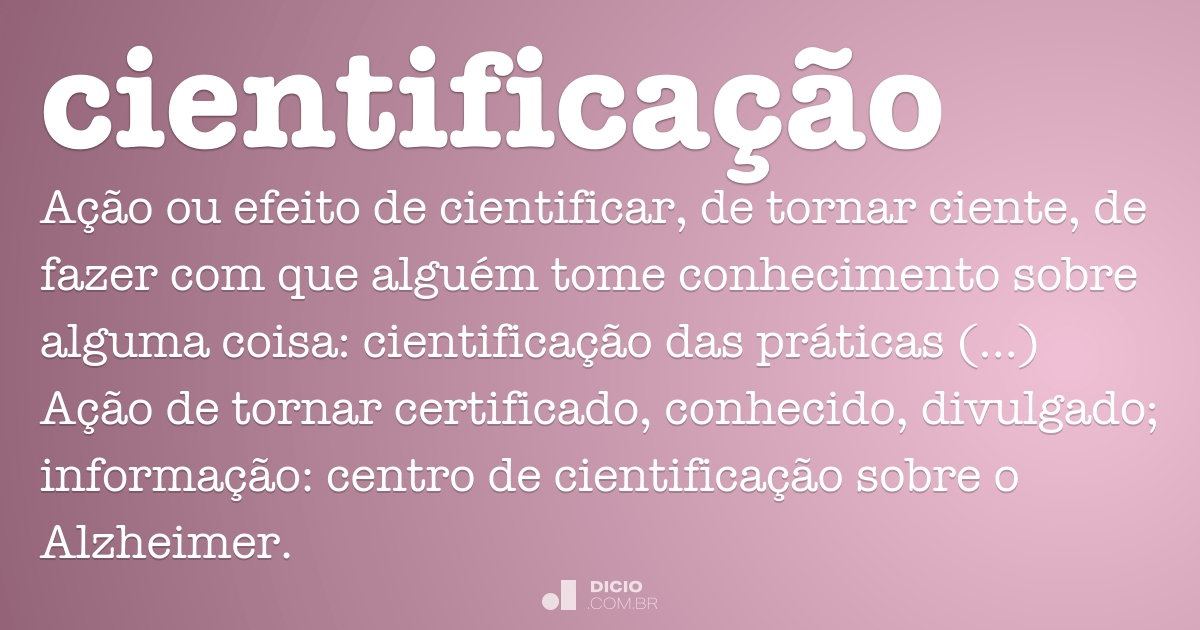 Ciente - Dicio, Dicionário Online de Português