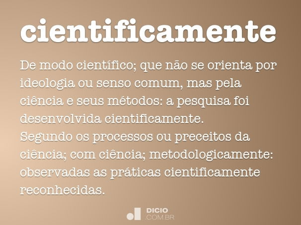 cientificamente