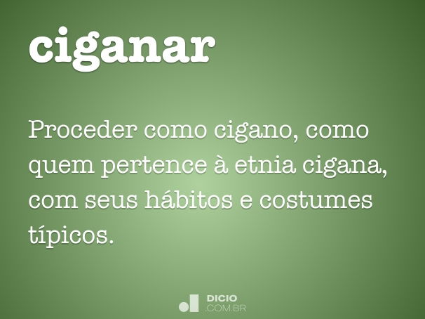 Gitano - Dicio, Dicionário Online de Português