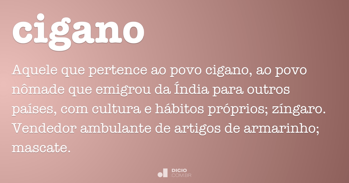 Gitano - Dicio, Dicionário Online de Português