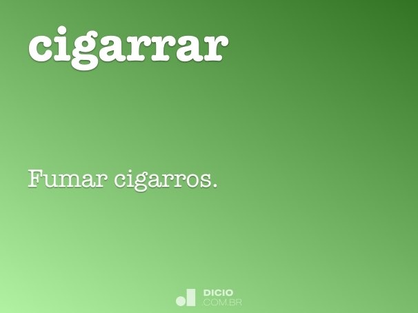 cigarrar
