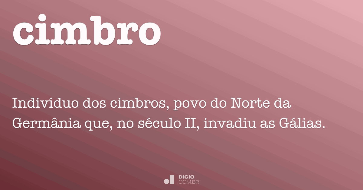 Cimbro Dicio, Dicionário Online de Português