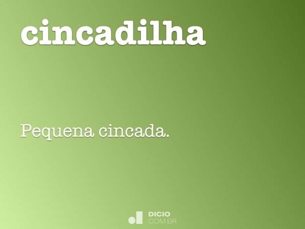 cincadilha