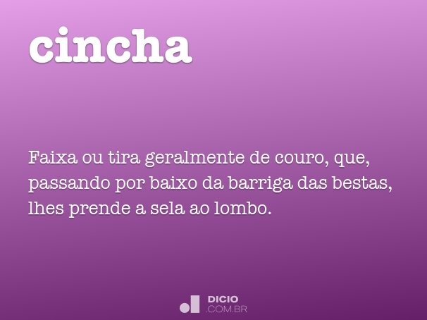 cincha