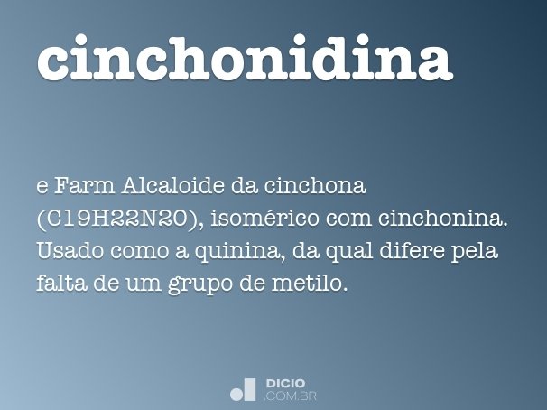 cinchonidina