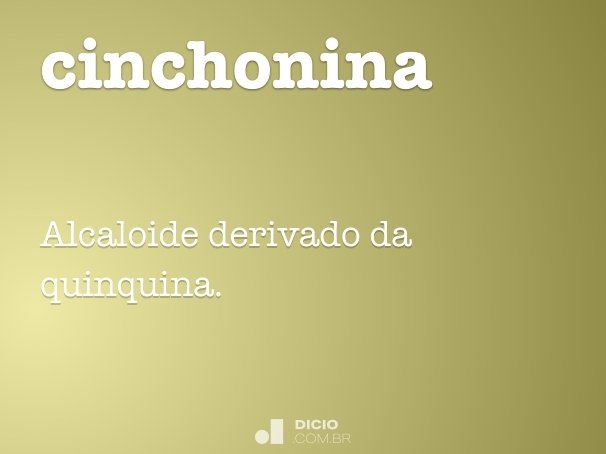 cinchonina