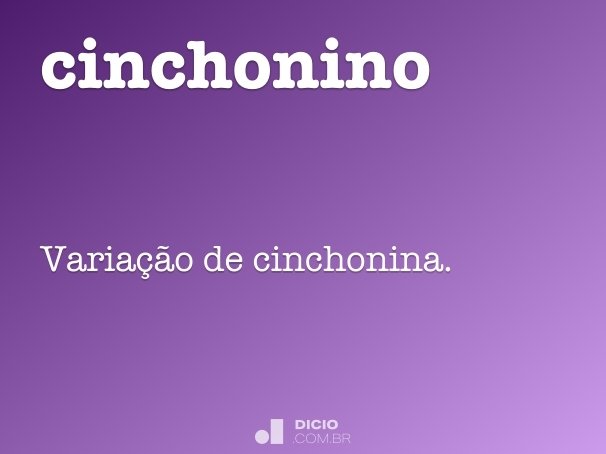 cinchonino