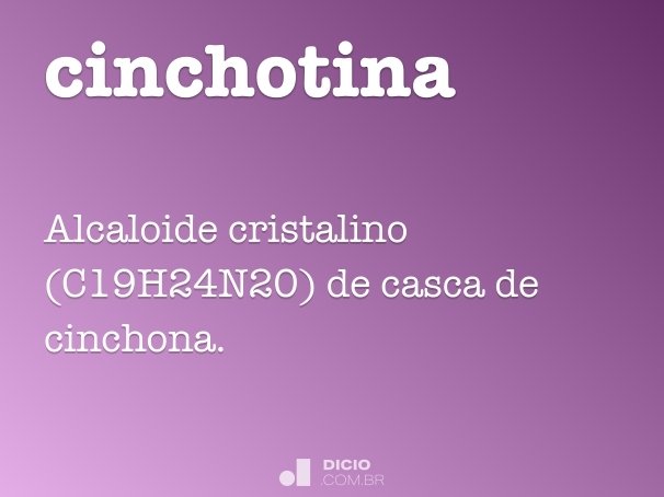 cinchotina