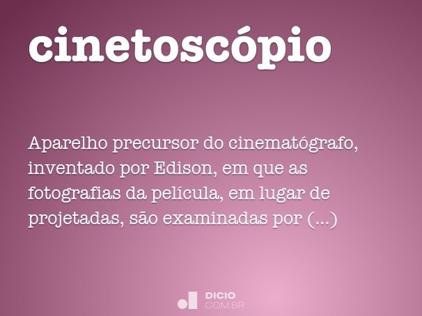 cinetoscópio