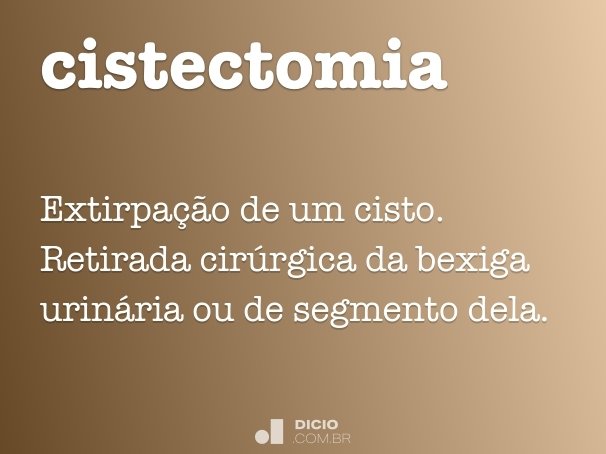 cistectomia