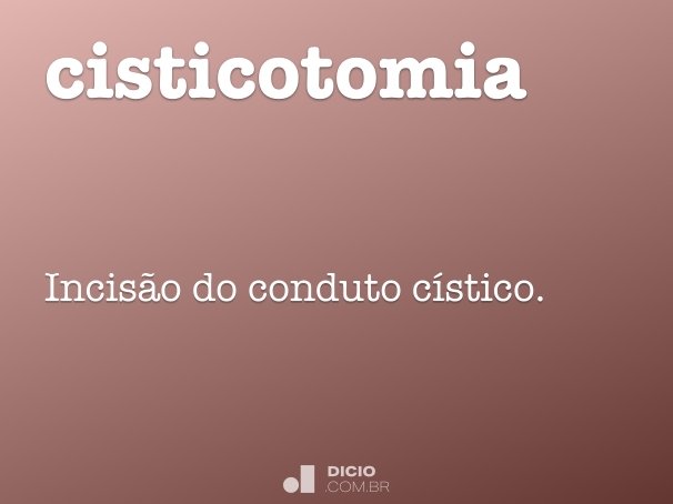 cisticotomia