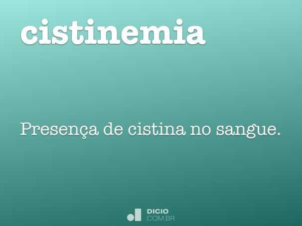 cistinemia