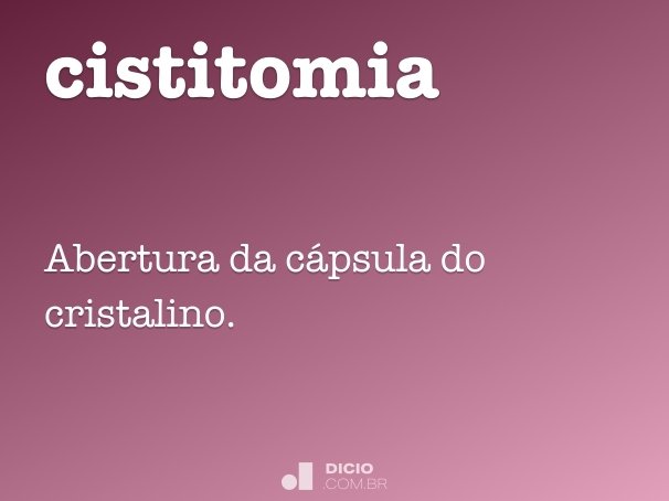 cistitomia