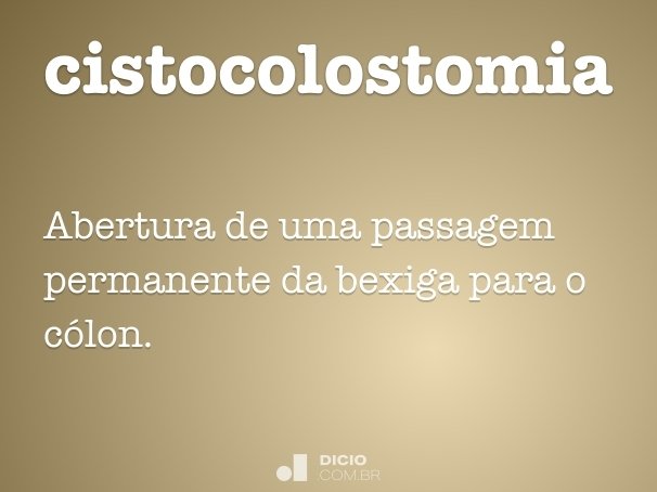 cistocolostomia
