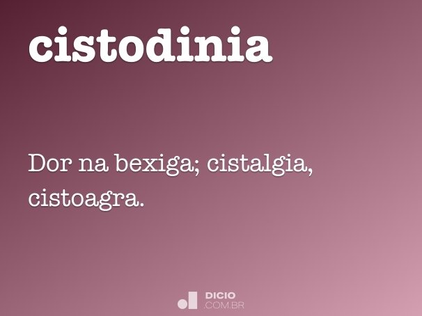 cistodinia