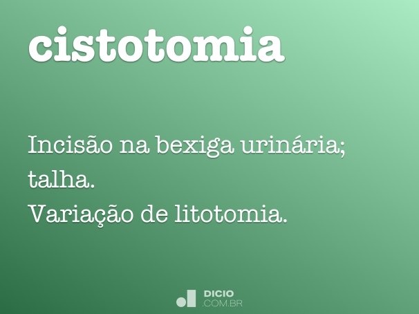 cistotomia