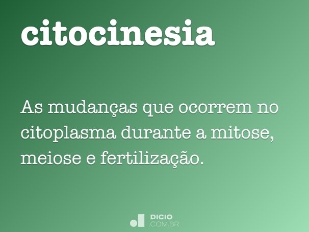 citocinesia