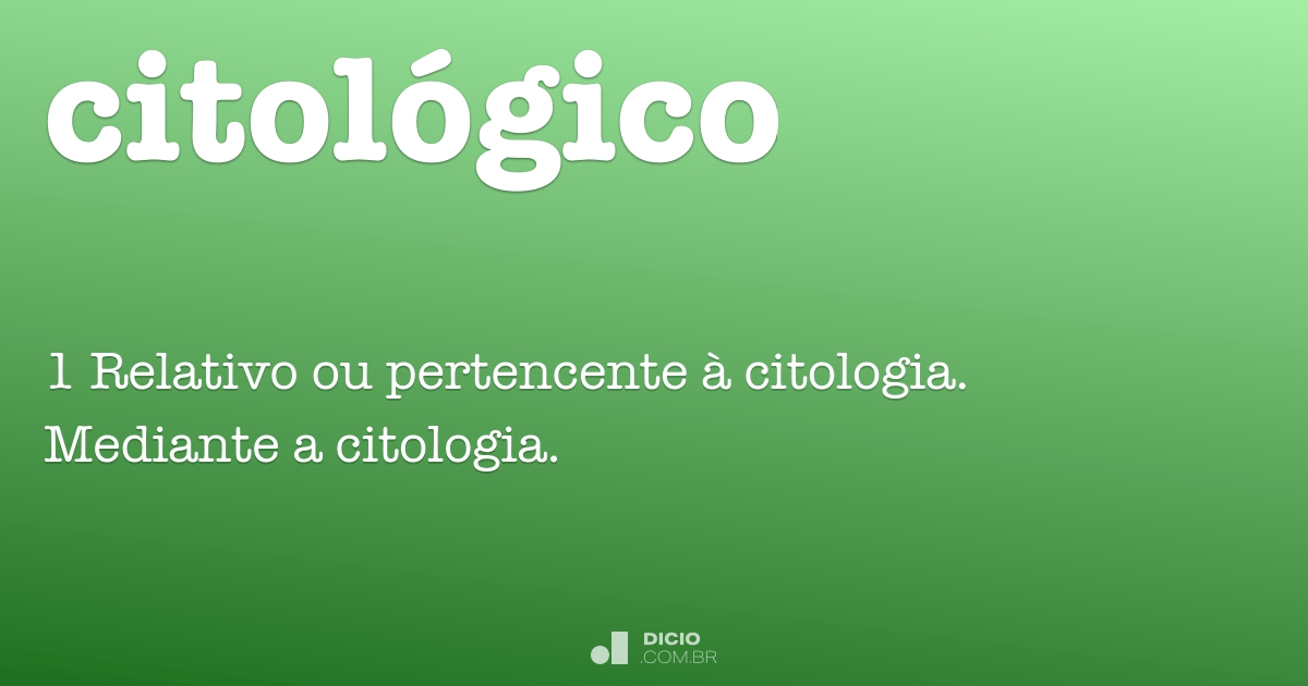 Citopígio - Dicio, Dicionário Online de Português