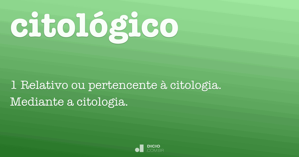 Citopígio - Dicio, Dicionário Online de Português