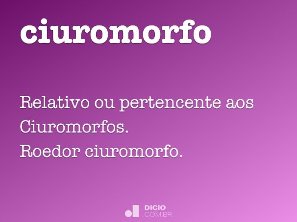ciuromorfo