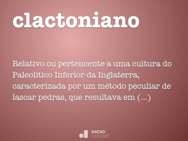 clactoniano