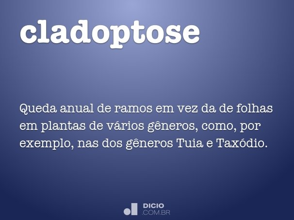 cladoptose
