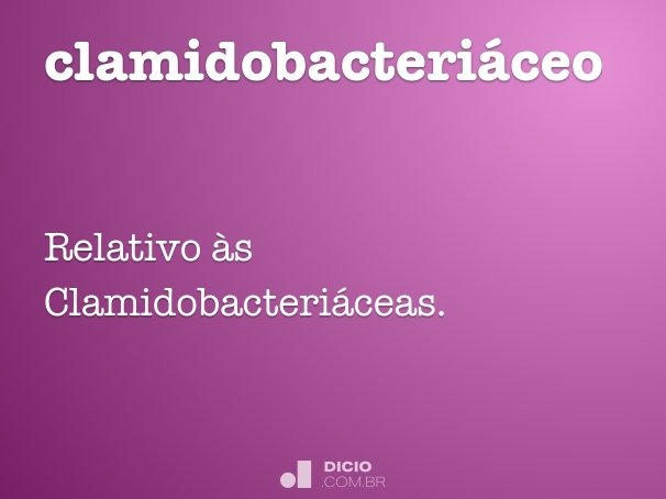 clamidobacteriáceo