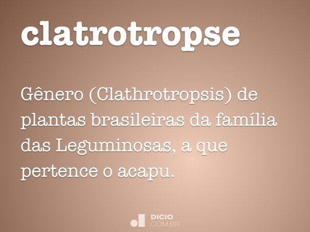 clatrotropse