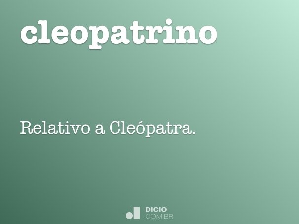 cleopatrino