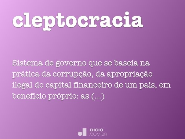 cleptocracia