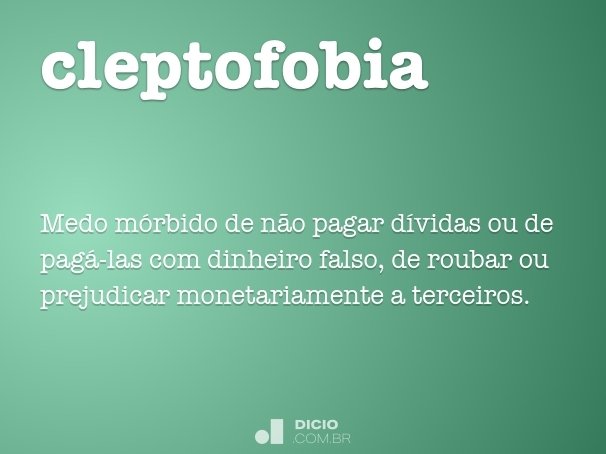 cleptofobia