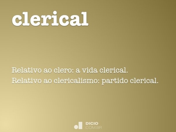 clerical
