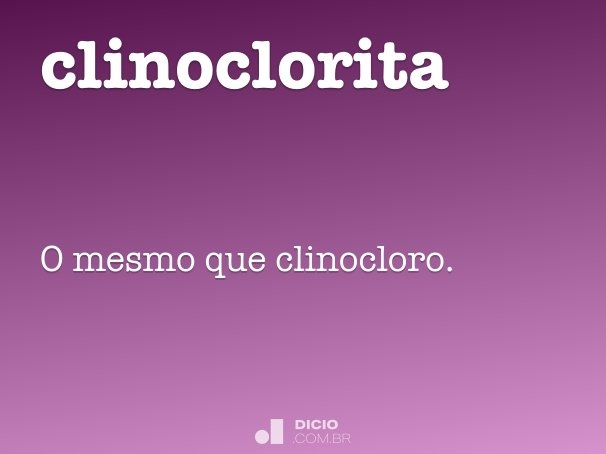 clinoclorita