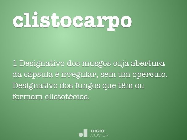clistocarpo