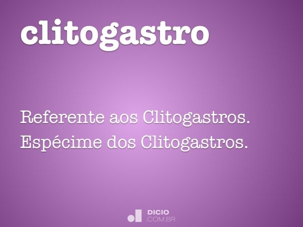 clitogastro