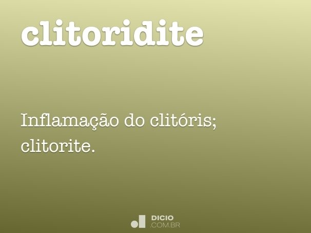 clitoridite
