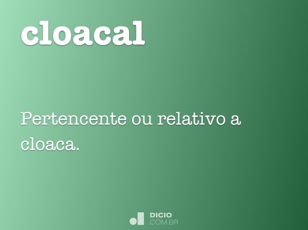 cloacal