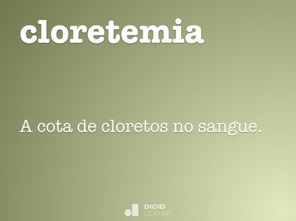 cloretemia
