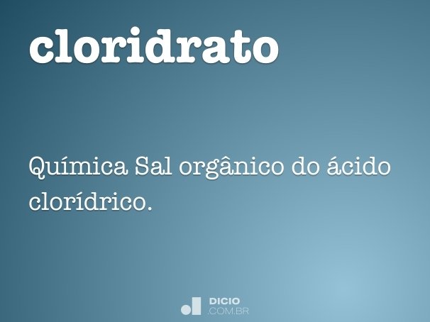 cloridrato