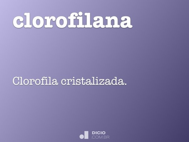clorofilana