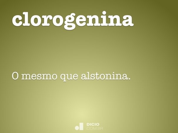 clorogenina