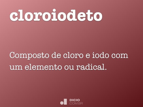 cloroiodeto