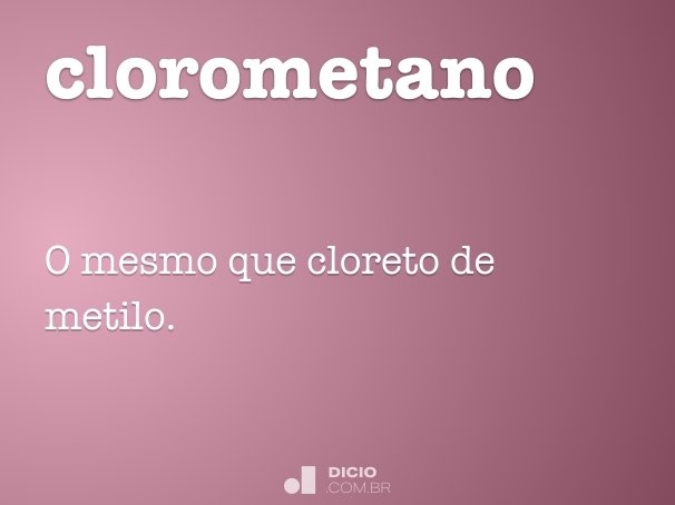 clorometano
