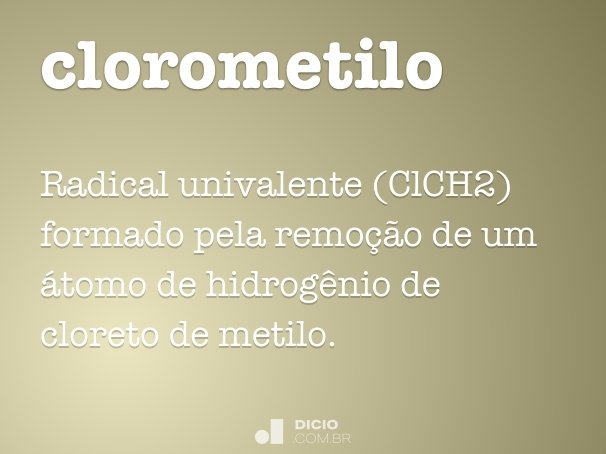 clorometilo