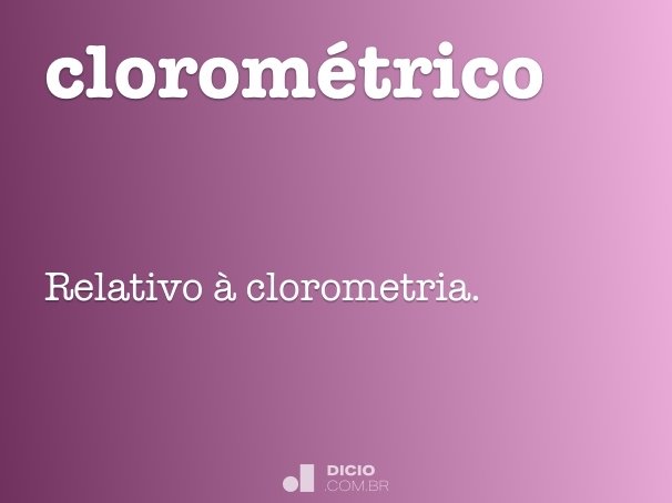 clorométrico