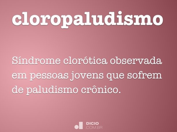 cloropaludismo